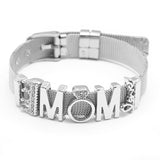 LOVE MOM Stainless Steel Bracelet