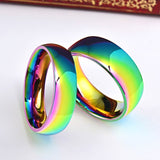 Rainbow Color Stainless Steel Ring