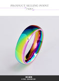 Rainbow Color Stainless Steel Ring