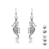 Pearl Cage Earrings (many styles)