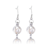 Pearl Cage Earrings (many styles)