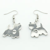 Dog lover dangle earrings