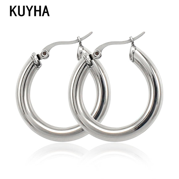 K-POP Silver Earrings