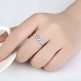 Leaf design Stainless Steel Ring