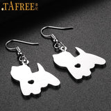 Dog lover dangle earrings