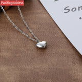 Stainless steel heart pendant