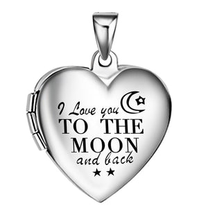 I love you to the moon and back - Photo locket