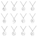 Stainless Steel Zodiac Sign Necklaces