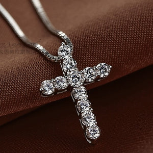 New Fashion Cross Silver Pendant