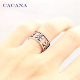 CACANA Stainless Steel Rings For Women