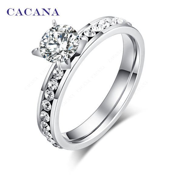 CACANA Stainless Steel Ring