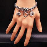 Double Love Stainless Steel Bracelet