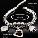 Double Love Stainless Steel Bracelet