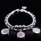 Double Love Stainless Steel Bracelet