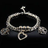 Double Love Stainless Steel Bracelet