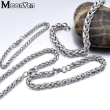 Stainless Steel Wheat Link Chain Bracelets