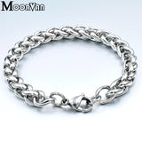 Stainless Steel Wheat Link Chain Bracelets